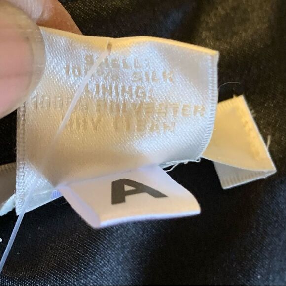 Ann Taylor Loft ‘Celebrations Silk Dress Black Removable Straps Lined Sz 14 NWT - Picture 10 of 12